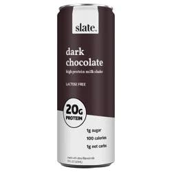 Slate Dark Chocolate High Protein Milk Shake - 11 fl oz