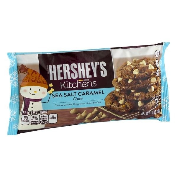 slide 1 of 1, Hershey's Sea Salt Caramel Chips, 10 oz