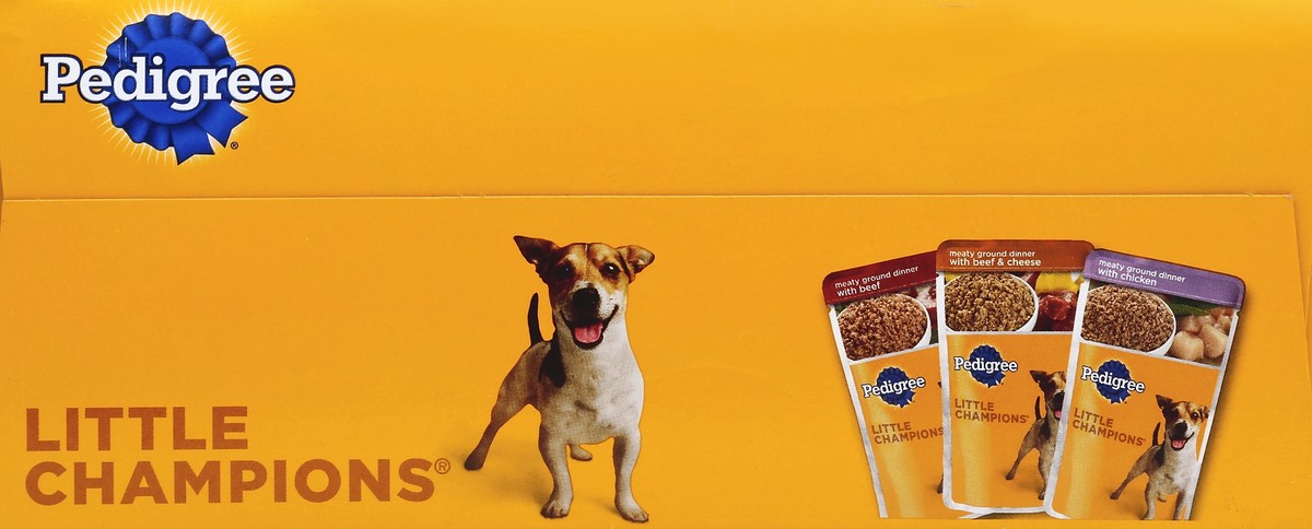 slide 2 of 4, Pedigree Little Champions Dog Food Variety, 12 ct; 5.3 oz