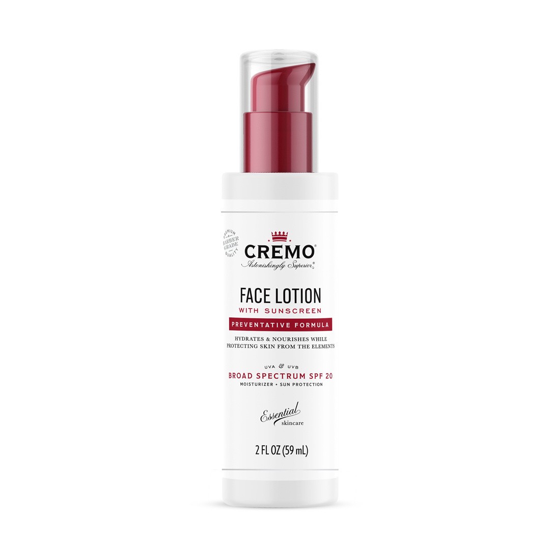 slide 1 of 7, Cremo Face Lotion With Sunscreen, Hydrate and Noursish Your Face, SPF 20, 2oz, 2 oz