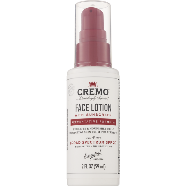 slide 1 of 1, Cremo Face Lotion With SPF 20 Sunscreen, 2 oz
