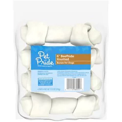 Pet Pride Dog Gone Deli Rawhide Knotted Bones