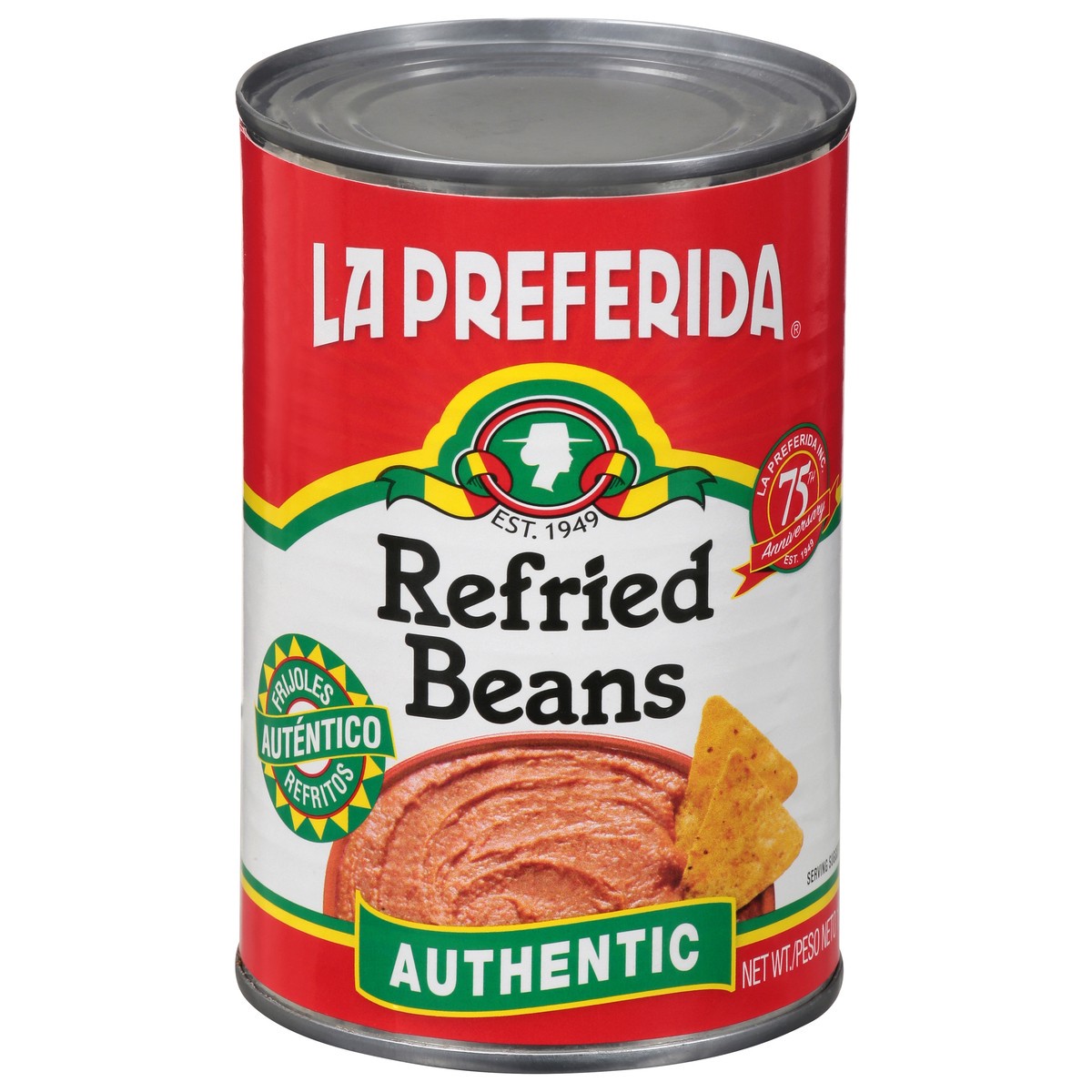 slide 1 of 4, La Preferida Authentic Refried Beans 16 oz, 16 oz