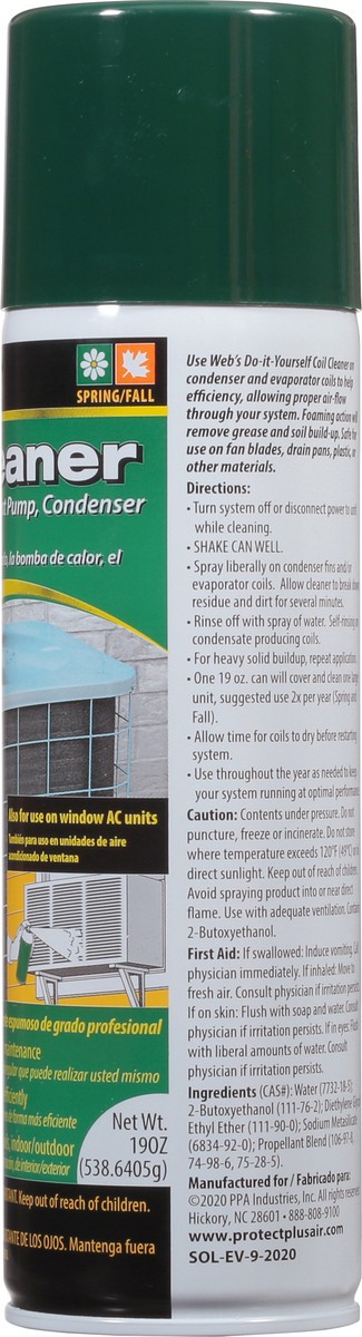 slide 4 of 9, WEB Coil Cleaner 19 oz, 19 oz