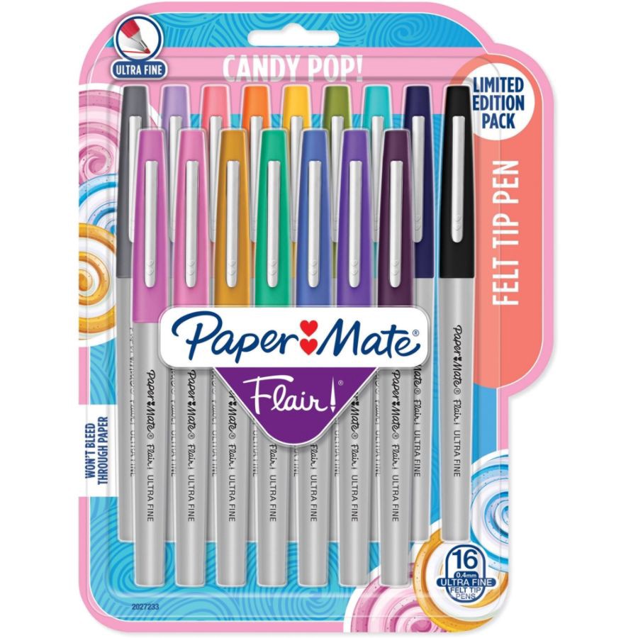 slide 7 of 7, Paper Mate Flair Felt-Tip Pens, 16 ct