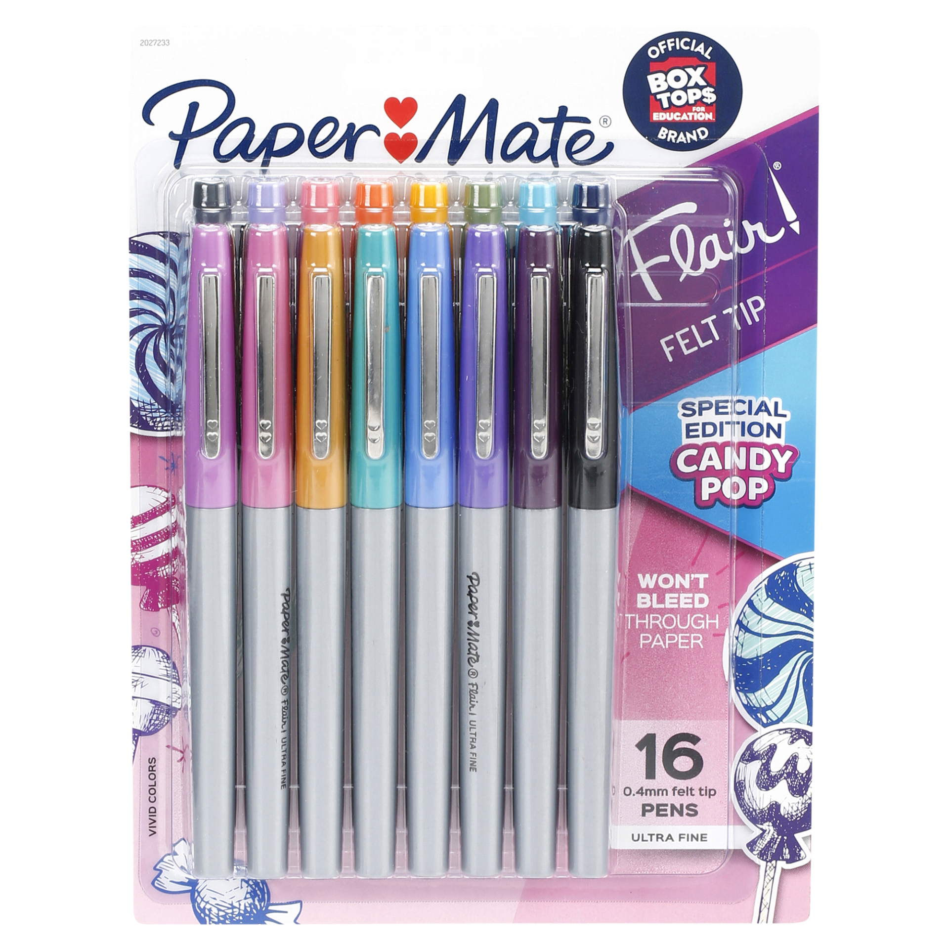 slide 1 of 7, Paper Mate Flair Felt-Tip Pens, 16 ct