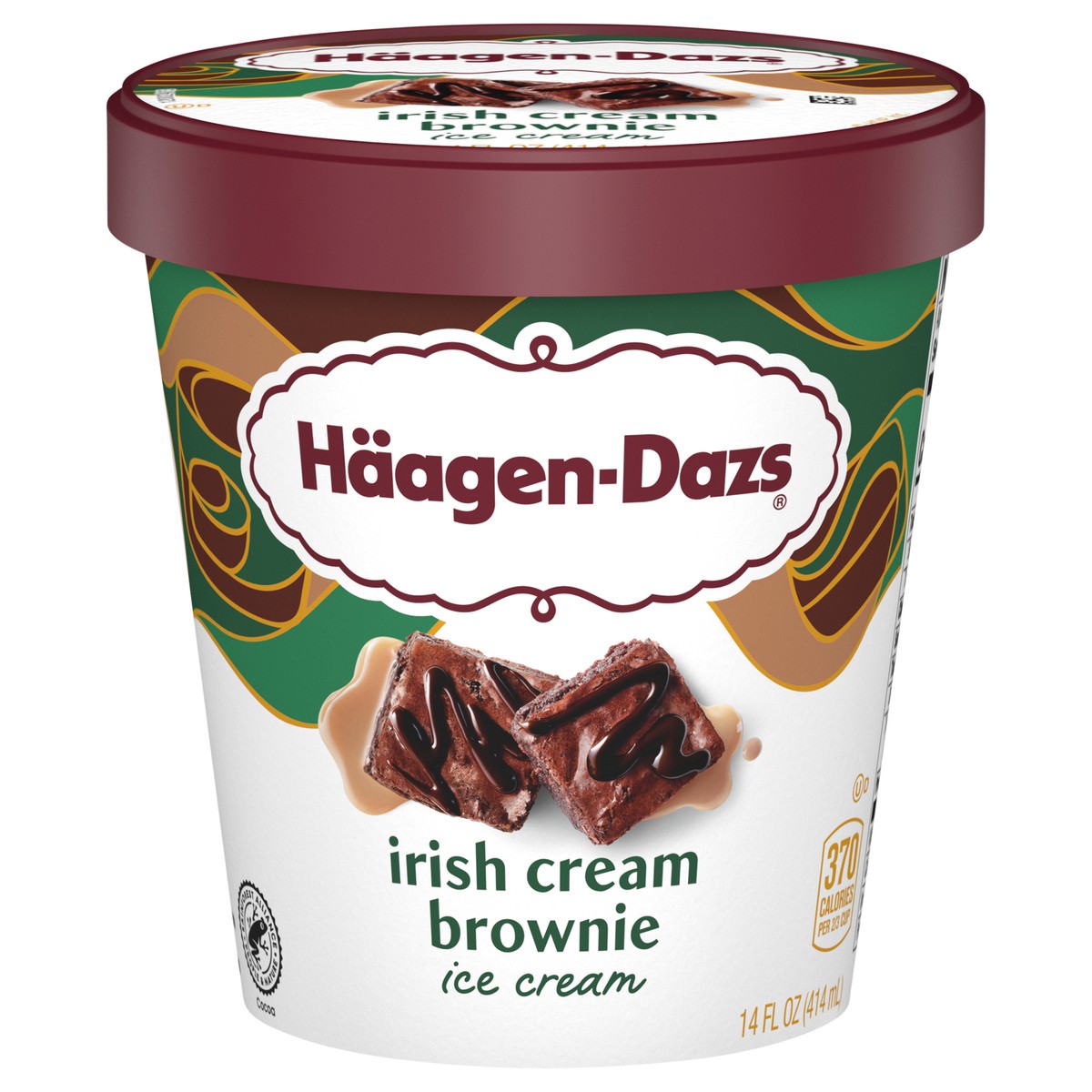 slide 1 of 5, Häagen-Dazs Irish Cream Brownie Ice Cream 14 Oz, 14 fl oz