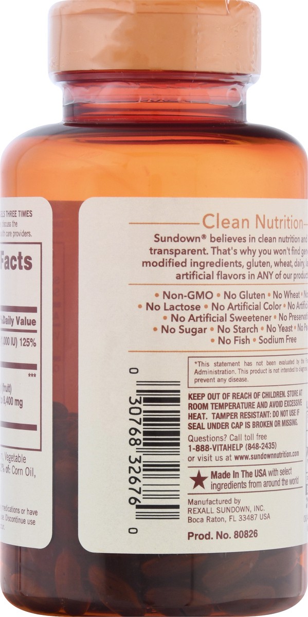 slide 9 of 9, Sundown Clean Nutrition 8400 mg Softgels for Her Cranberry Concentrate 150 ea, 150 ct