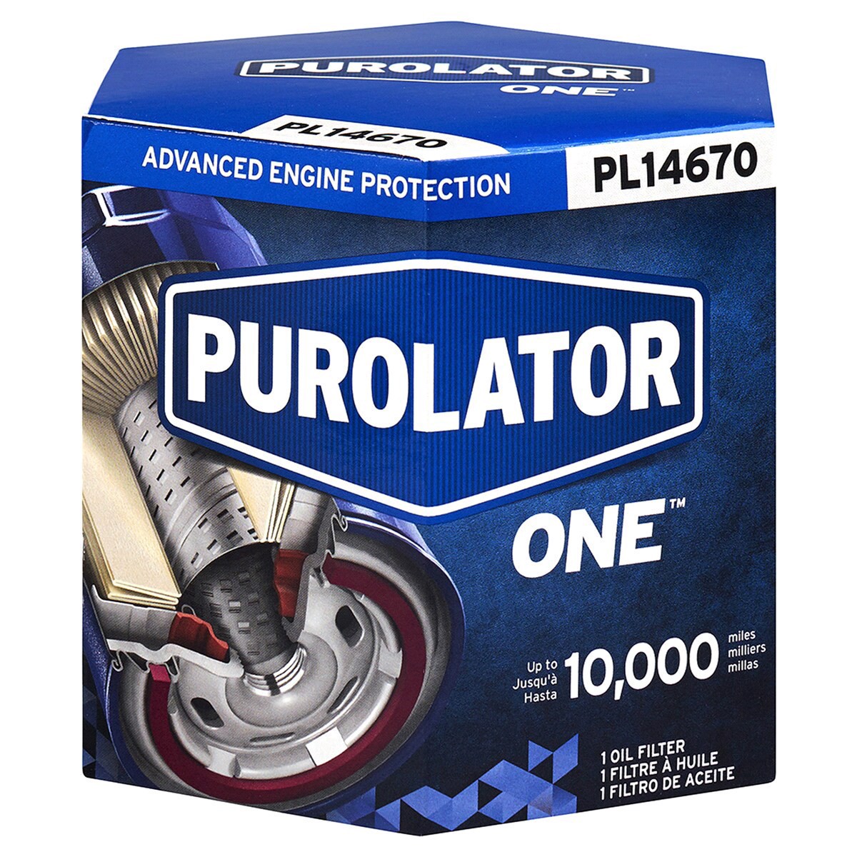 slide 9 of 17, Purolator PL14670 PurolatorONE Advanced Engine Protection Oil Filter, 1 ct