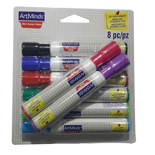slide 1 of 1, Dry Erase Markers By Artminds, 8 dry erase markers