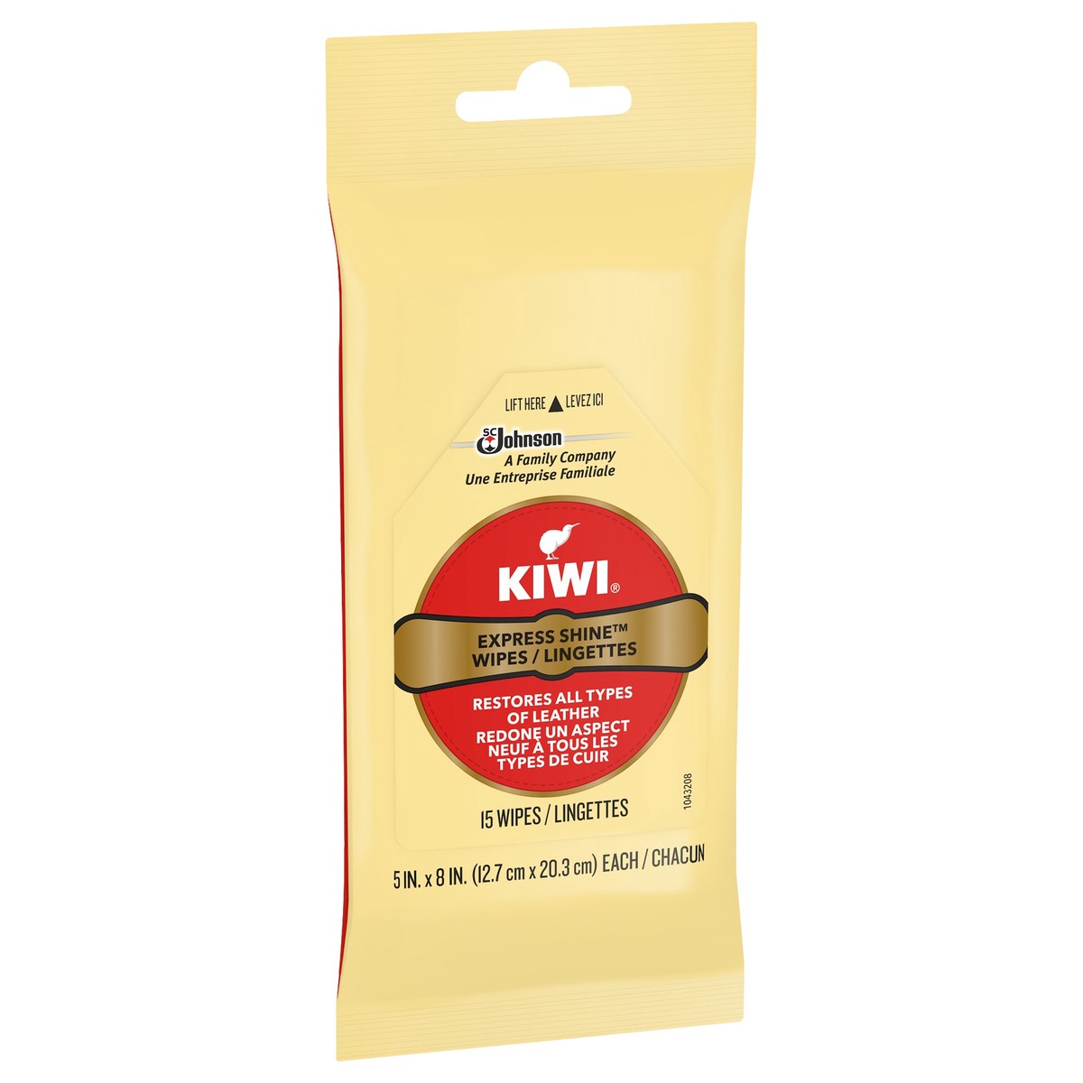 slide 2 of 5, KIWI Clean & Shine Wipes for All Colors, 15 ct