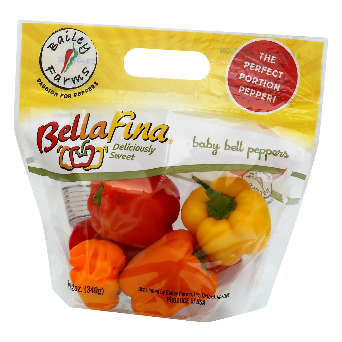 slide 2 of 9, Bailey Farms BellaFina Baby Bell Peppers 12 oz, 12 oz