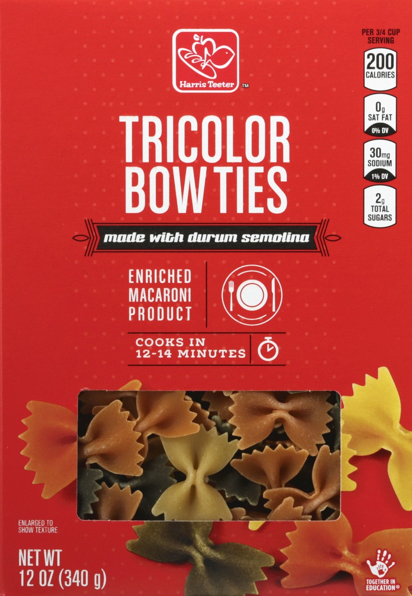 slide 9 of 10, Harris Teeter Bow Ties - TriColor, 12 oz