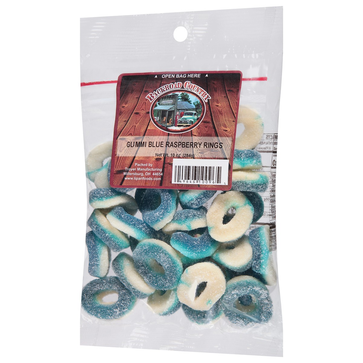 slide 5 of 14, Backroad Country Blue Raspberry Gummi Rings 10 oz, 1 ct
