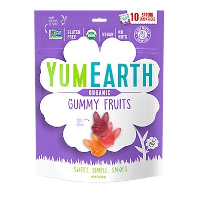 slide 1 of 1, YumEarth Easter Organic Gummy Fruits, 7 oz