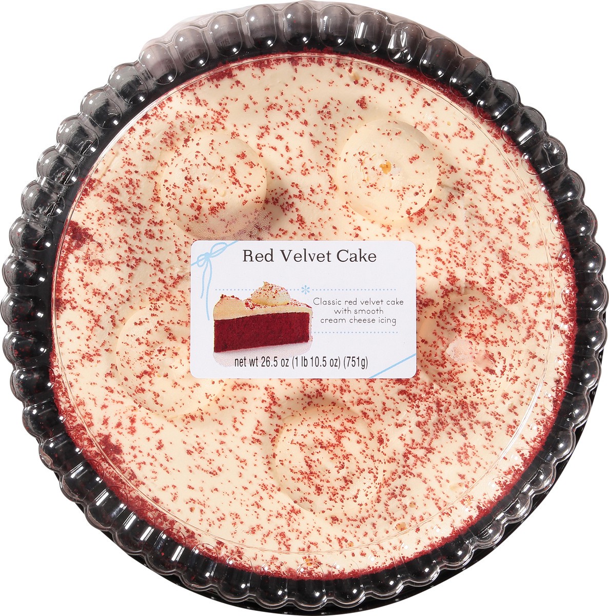 slide 5 of 7, 8" Red Velvet Single Layer Cake, 0.75 kg