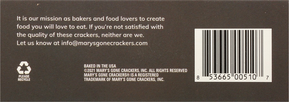 slide 5 of 9, Mary's Gone Crackers Organic Seaweed & Black Sesame Super Seed Crackers, 5.5 oz