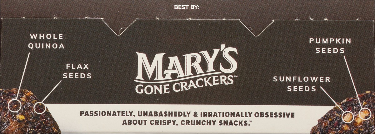 slide 3 of 9, Mary's Gone Crackers Organic Seaweed & Black Sesame Super Seed Crackers, 5.5 oz