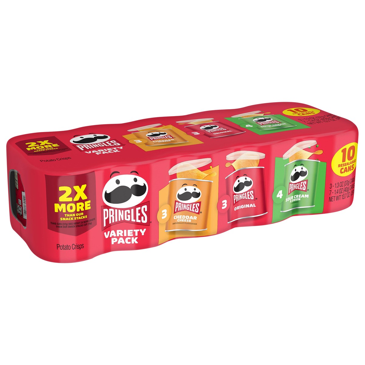 slide 3 of 3, Pringles Variety Pack Potato Crisps Chips, 13.7 oz