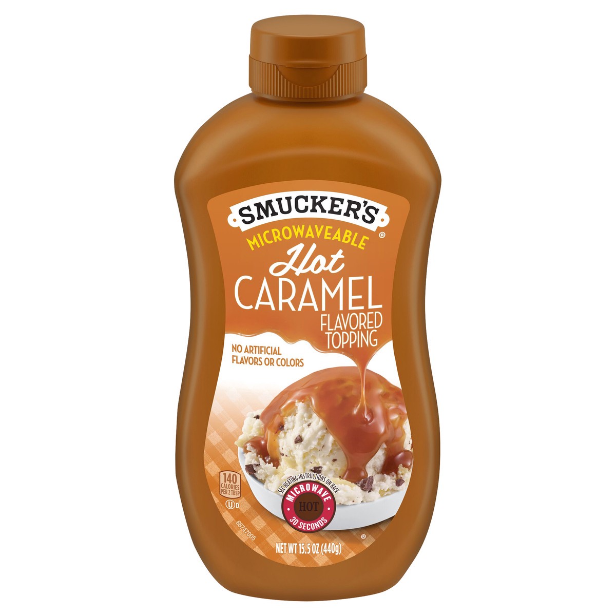 slide 1 of 6, Smucker's Topping, Caramel, 15.5 oz
