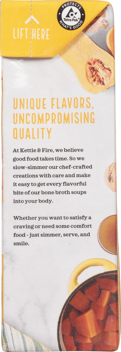 slide 8 of 9, Kettle & Fire Organic Butternut Squash Bone Broth Soup 16.9 oz, 16.9 fl oz