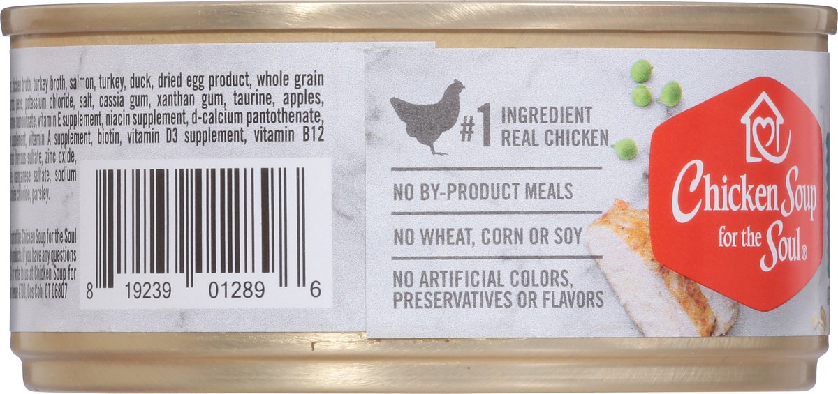 slide 7 of 9, Chicken Soup For The Soul Classic Pate Adult Chicken & Turkey Recipe Cat Food 5.5 oz, 5.5 oz