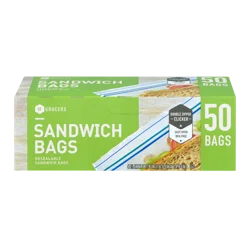 SE Grocers Resealable Sandwich Bags