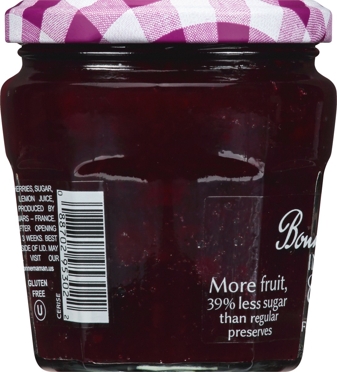 slide 7 of 10, Bonne Maman Fruit Spread, Intense, Cherry, 8.2 oz