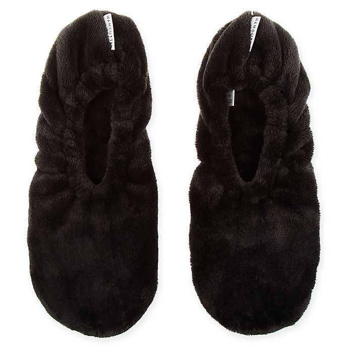 slide 1 of 1, Wamsutta One Size Ultra Plush Memory Foam Footie - Black, 1 ct