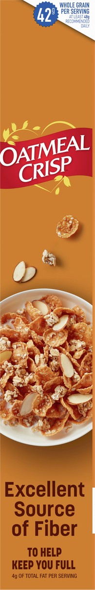 slide 2 of 9, Oatmeal Crisp Heart Healthy Cereal, High Fiber Cereal Made with Whole Grain, 19.7 oz, 19.7 oz