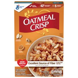 Oatmeal Crisp Heart Healthy Cereal, High Fiber Cereal Made with Whole Grain, 19.7 oz
