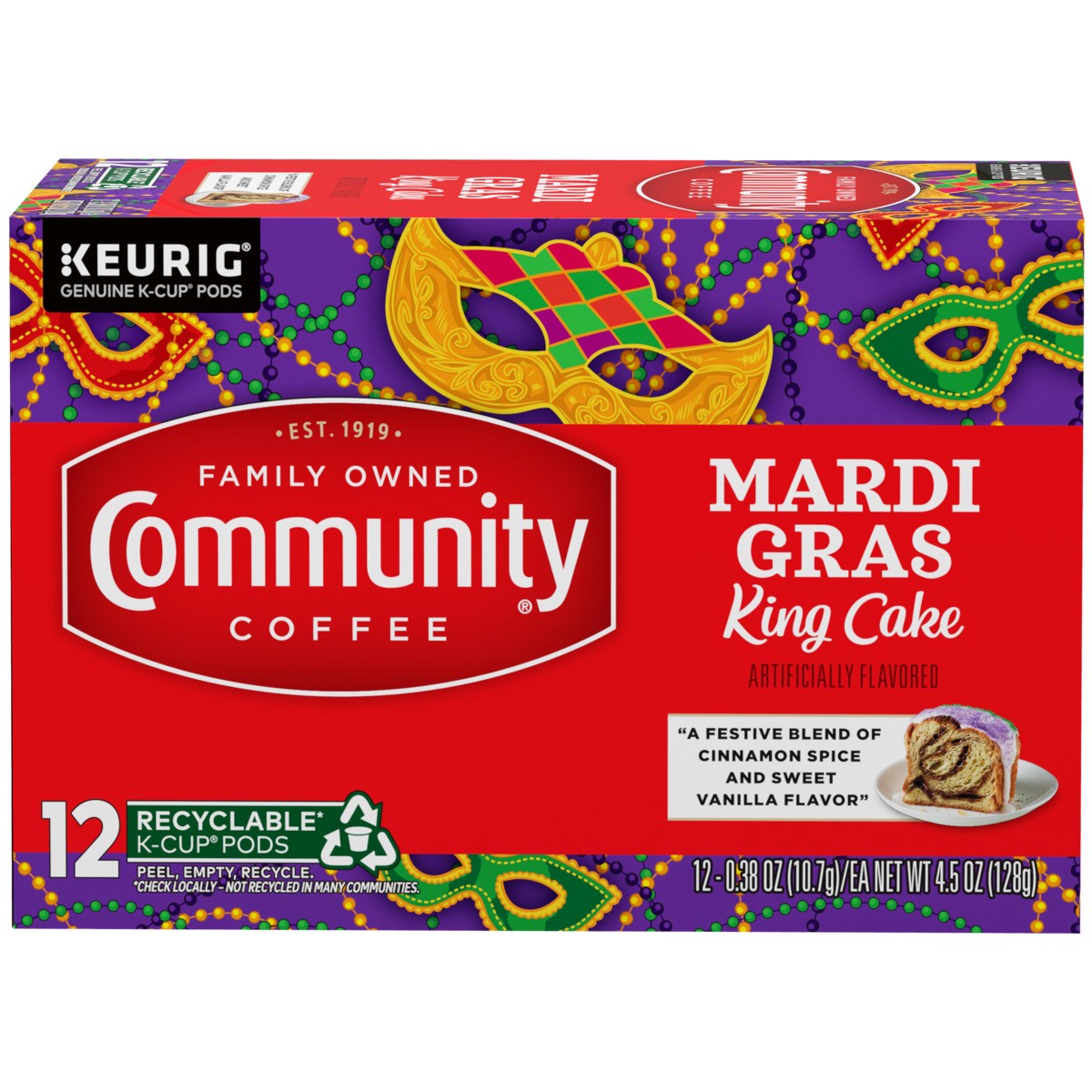 slide 1 of 7, Community Coffee Coffee, 12 ct