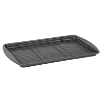 slide 11 of 13, Grand Gourmet Medium Cookie Pan and Non-stock Cooling Grid Set, 2 ct