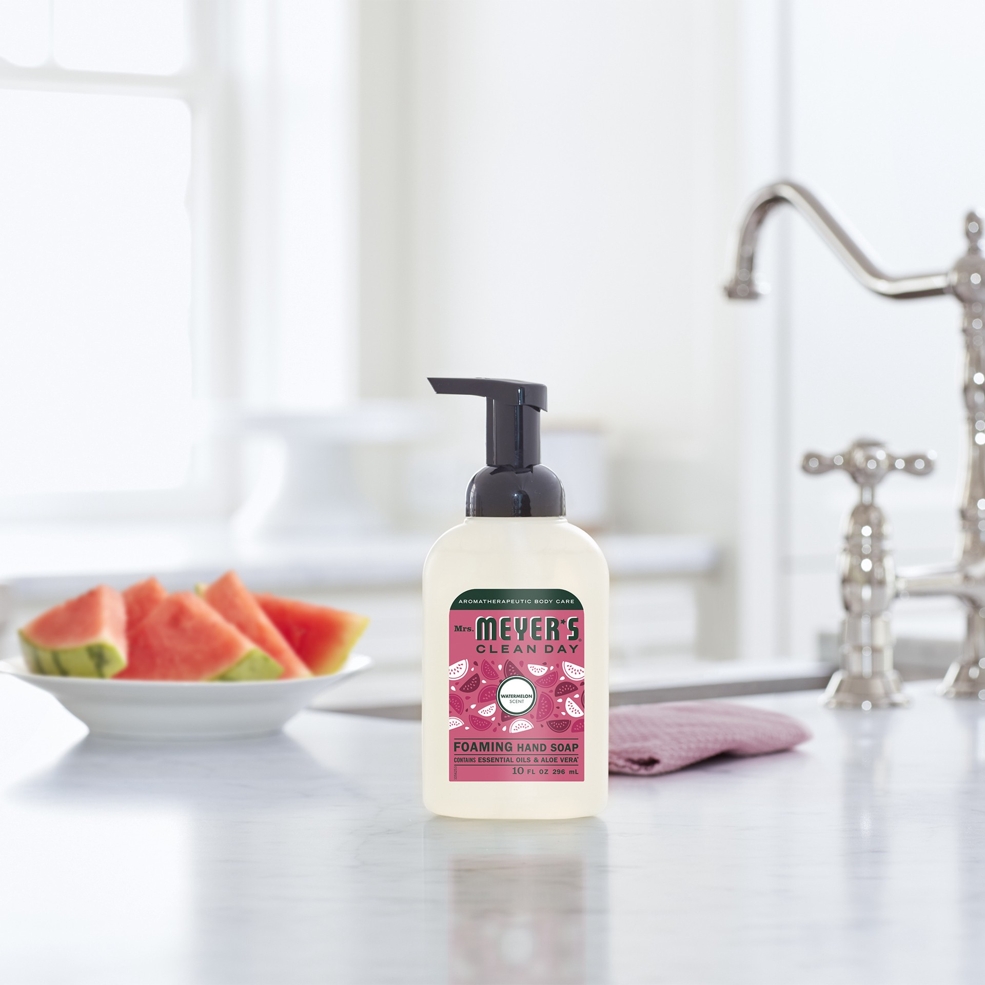 slide 8 of 9, Mrs. Meyer's Clean Day Foaming Hand Soap, Watermelon Scent, 10 Ounce Bottle, 10 fl oz