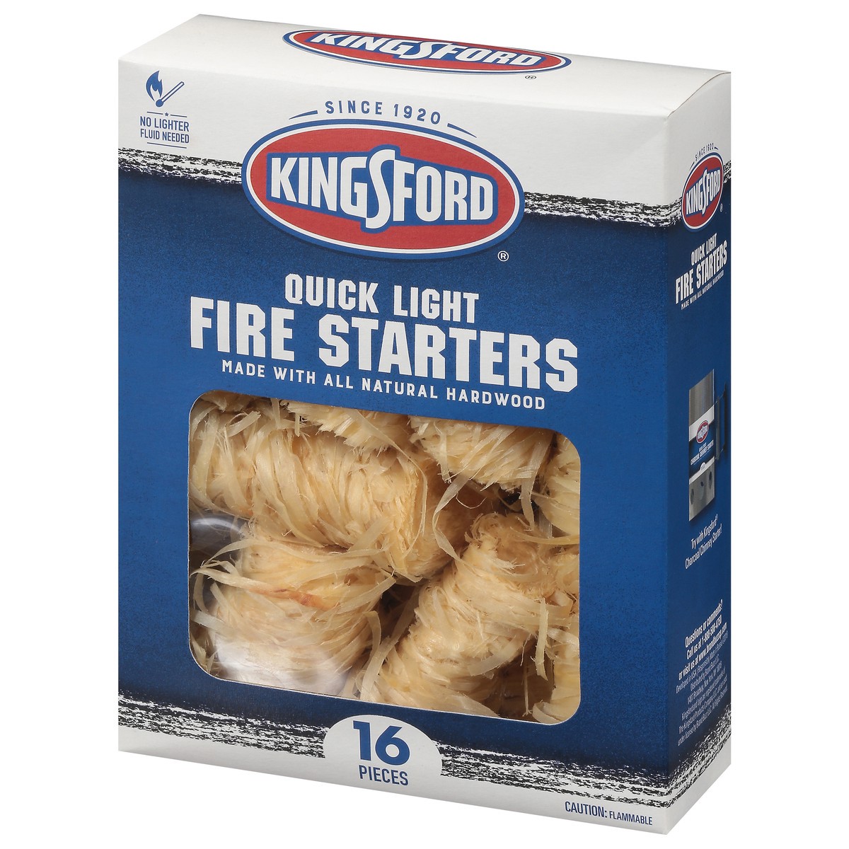 slide 3 of 9, Kingsford Quick Light Fire Starters 16 ea, 16 ct