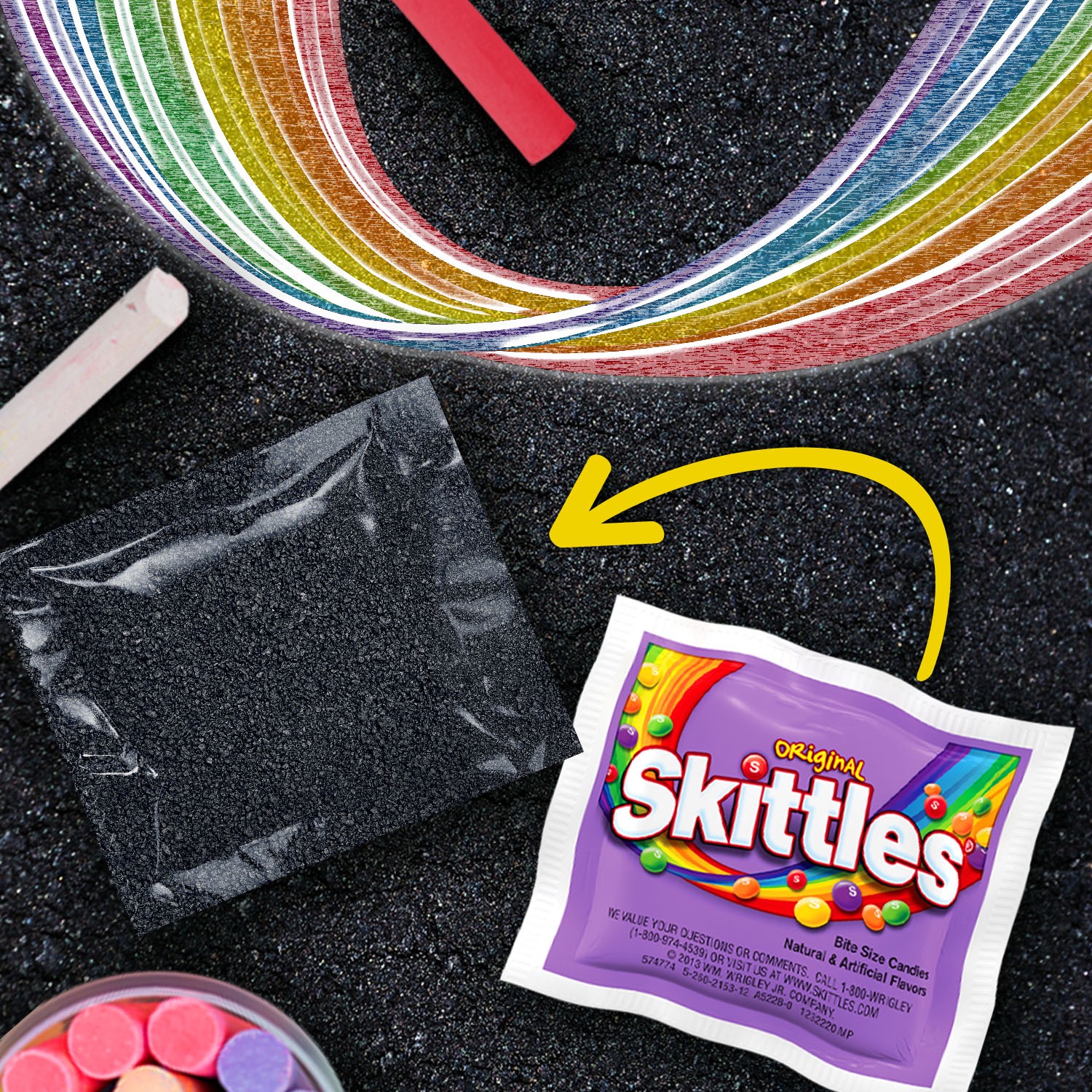 slide 4 of 7, SKITTLES Original Fun Size Impossible Egg Hunt Easter Candy, 10.72 oz Bag, 10.72 oz