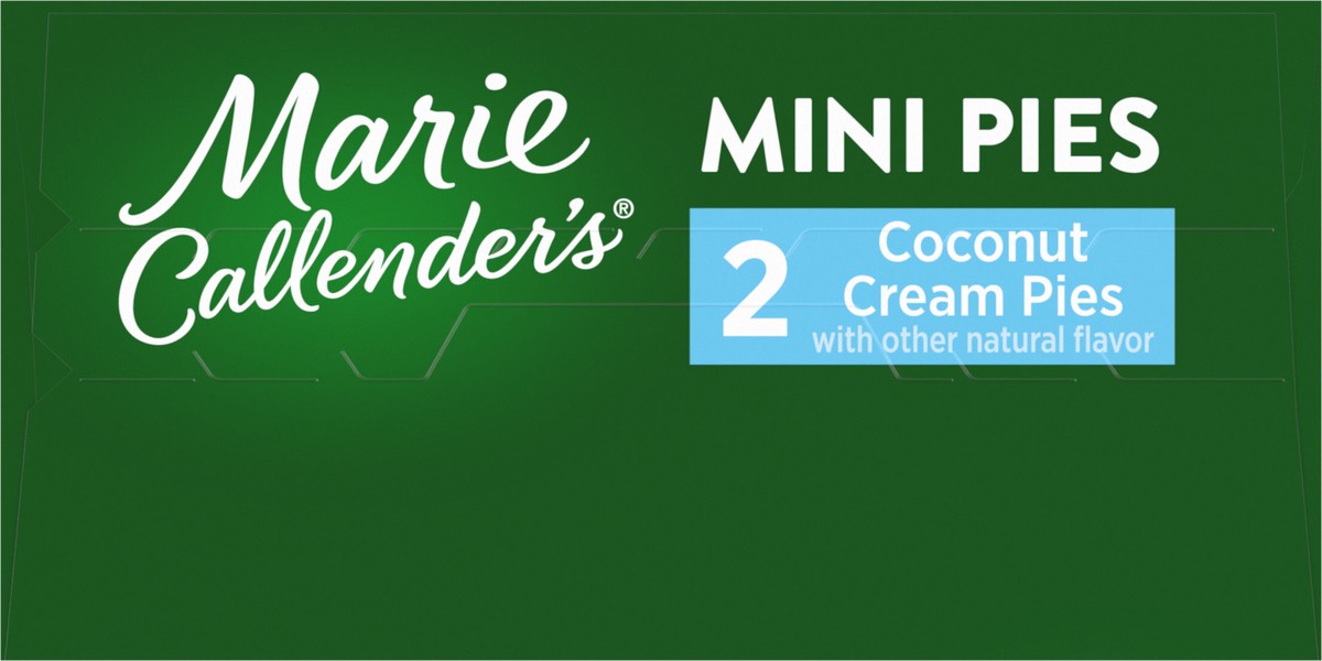 slide 10 of 14, Marie Callender's Coconut Cream Flavored Mini Pies, 2 Pies, Frozen, 7.5 oz., 2 ct