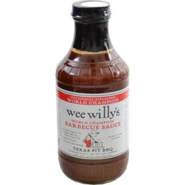 slide 1 of 1, Wee Willy's Texas Pit BBQ Sauce, 20 oz