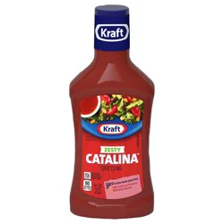 Kraft Zesty Catalina Dressing, 16 fl oz Bottle