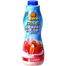 Tropical Yogurt Drink, Low Fat Strawberry