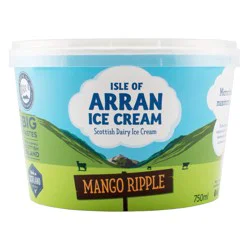 Isle of Arran Mango Ripple Scottish Ice Cream
