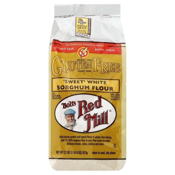 slide 1 of 9, Bob's Red Mill 'Sweet' White Sorghum Flour, 22 oz