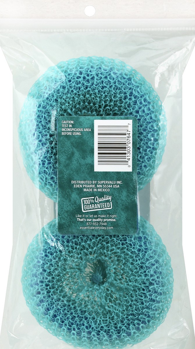 slide 6 of 6, Essential Everyday Polymesh Scourers, 2 ct