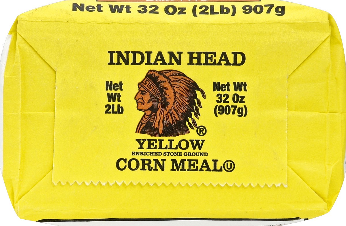 slide 4 of 5, Indian Head Corn Meal, Old Fashioned Stone Ground, Yellow, 32 oz