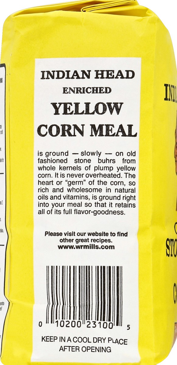 slide 3 of 5, Indian Head Corn Meal, Old Fashioned Stone Ground, Yellow, 32 oz