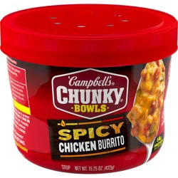 Campbell's Chunky Spicy Chicken Burrito Soup - 15.25 oz