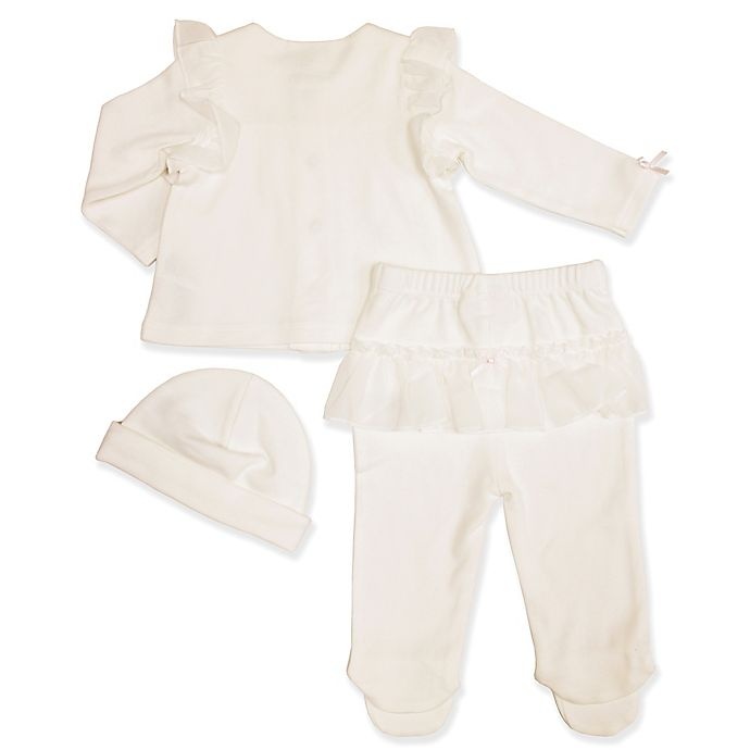 slide 2 of 2, Clasix Beginnings by Miniclasix Newborn Take Me Home Top, Pant, and Hat Set, 3 ct