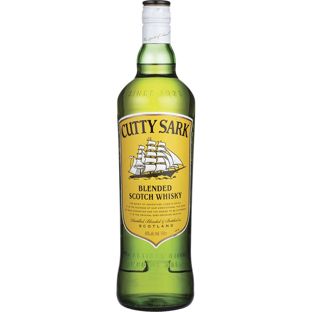 slide 1 of 1, Cutty Sark Blended Scotch Whiskey, 1 liter