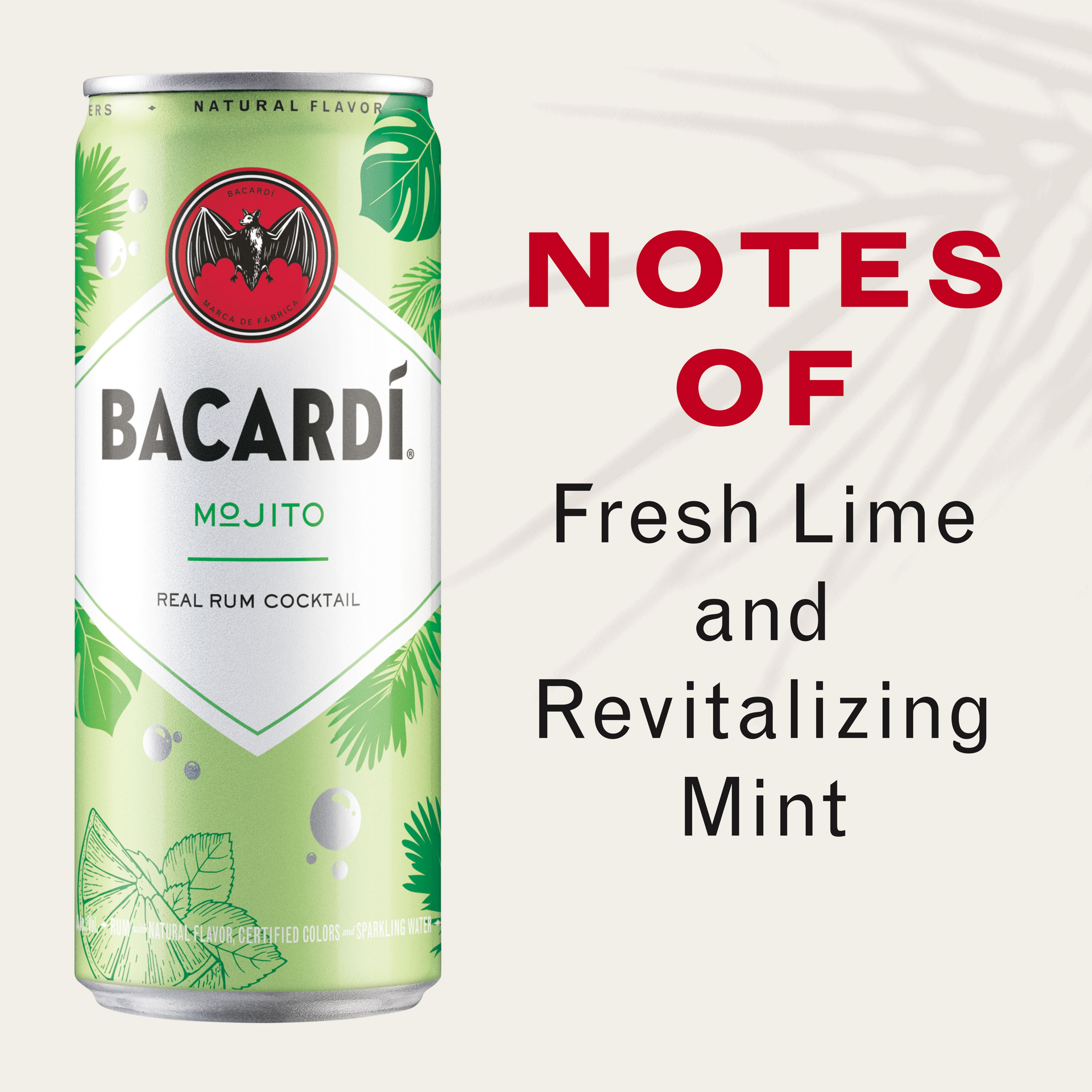 slide 4 of 5, Bacardi 4 Pack Mojito Rum Cocktail 4 ea, 4 ct; 355 ml