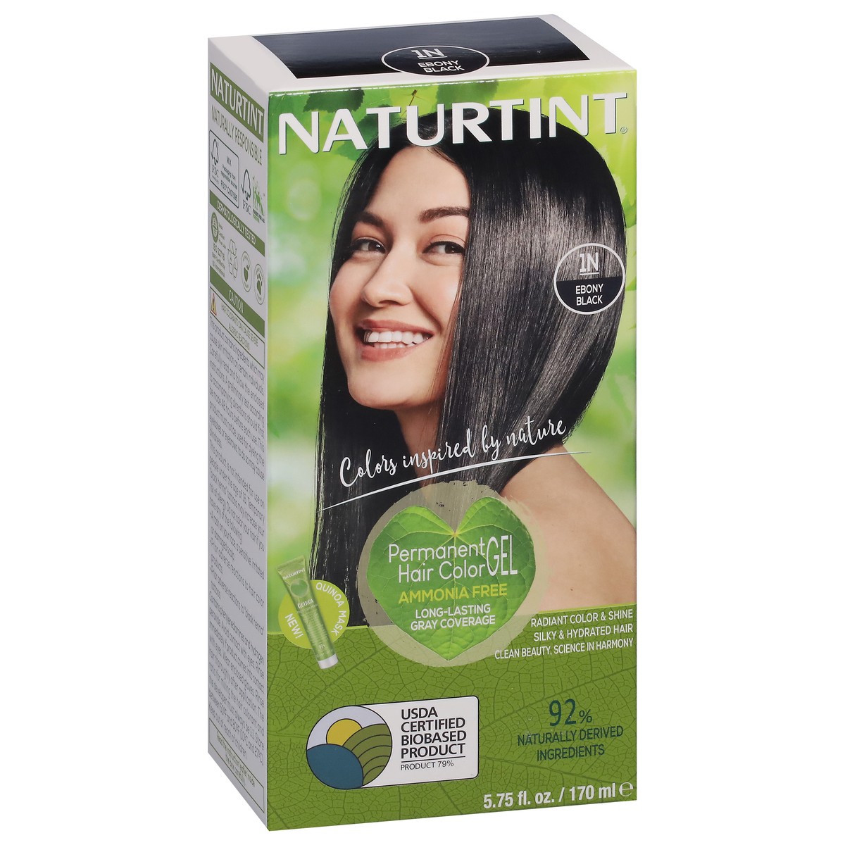 slide 4 of 9, Naturtint Ebony Black Hair Color, 1 ct